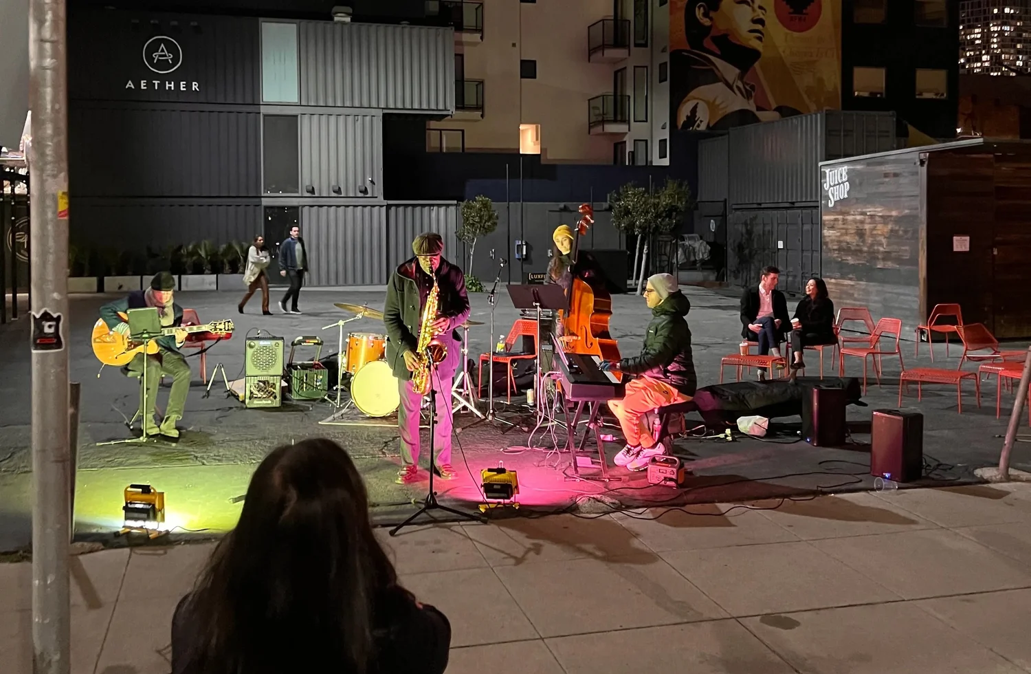 Music at night on PROXY