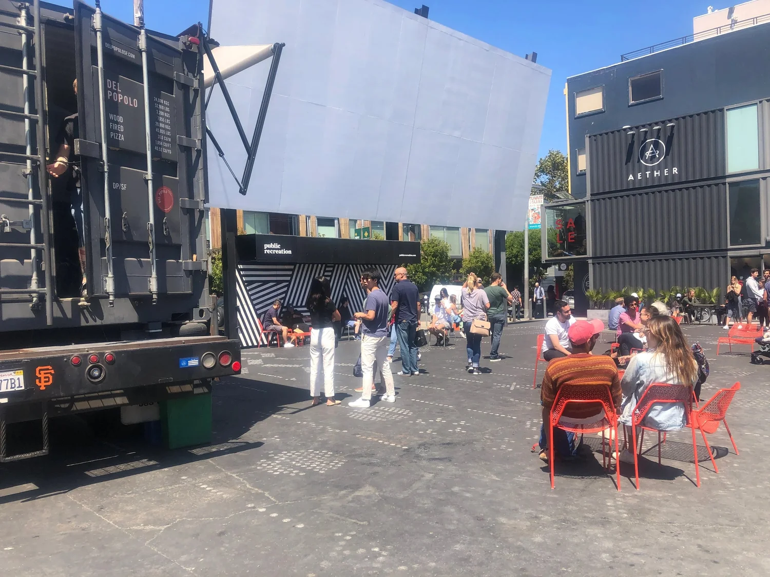 Del Popolo pizza truck at PROXY!